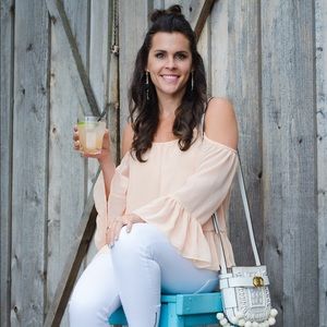 Lovers + Friends off the shoulder top